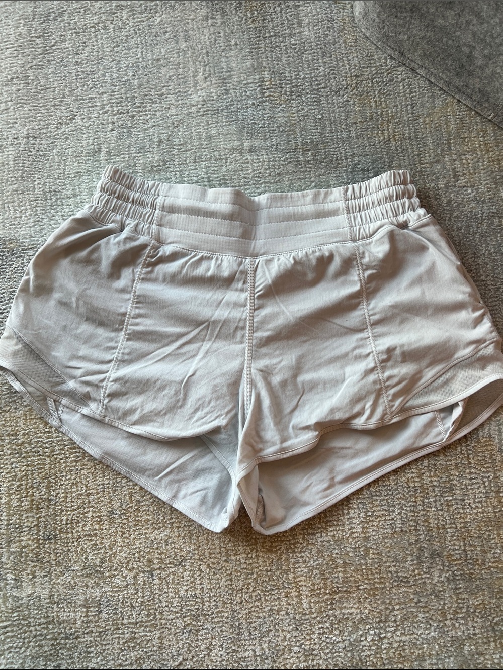 lululemon athletica Light Gray Athletic Shorts